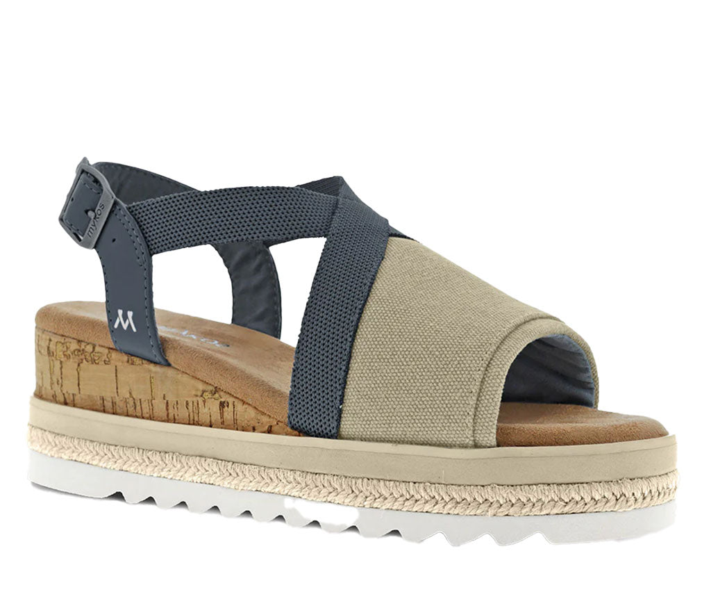 Mykos Women's Orinthia Wedge Travel Sandal