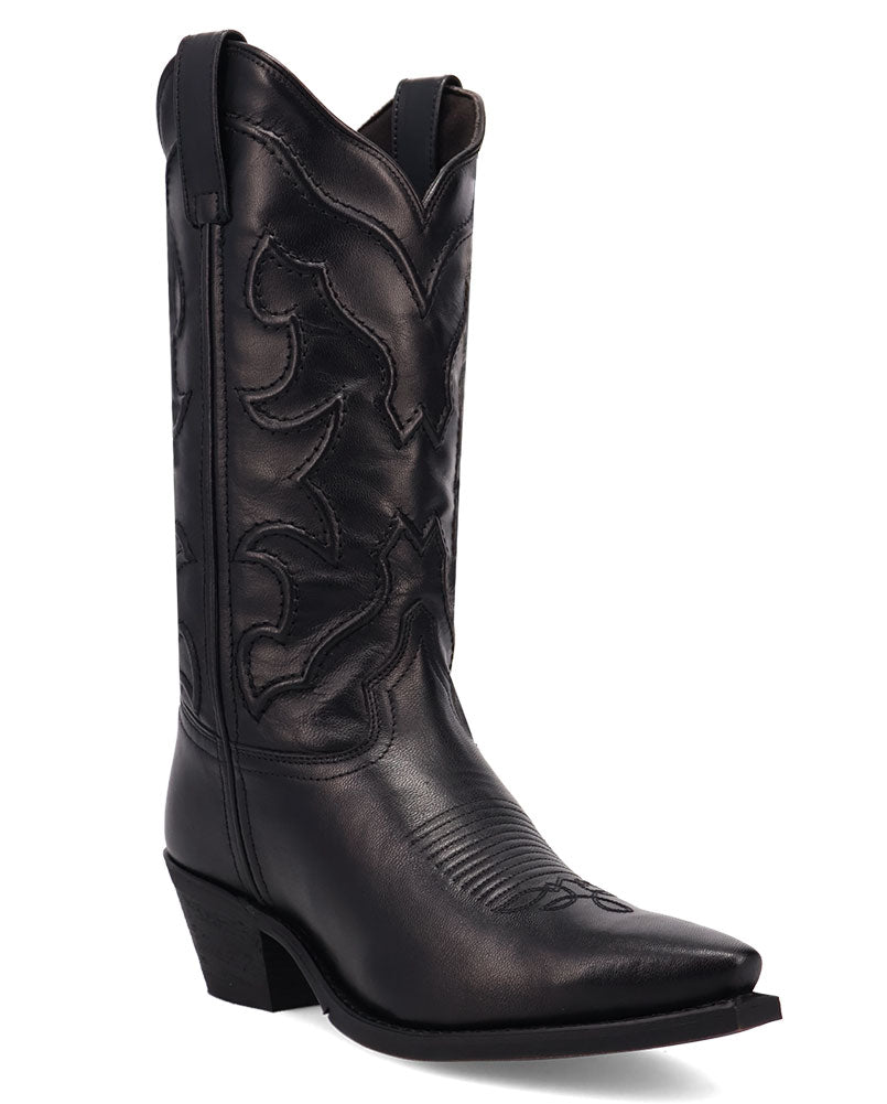 Laredo Women's Reva Distressed Western Wide Calf Boot