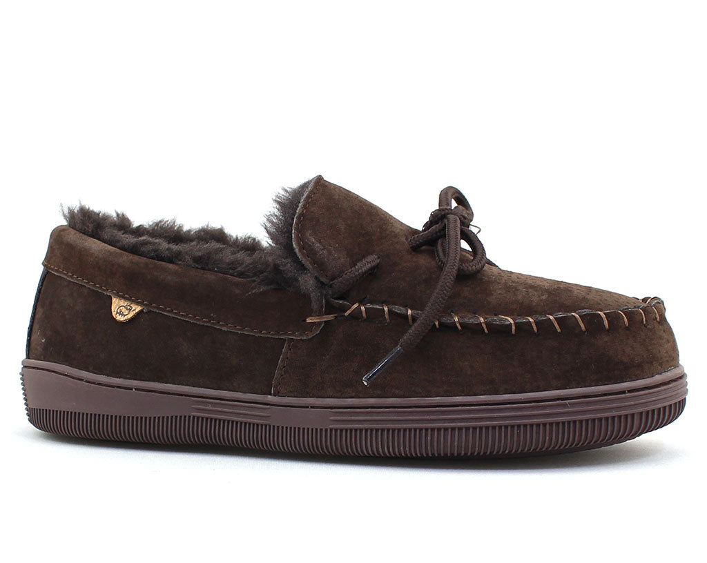Lamo Women's Ladies Moc Plush Suede Moccasin Slippers