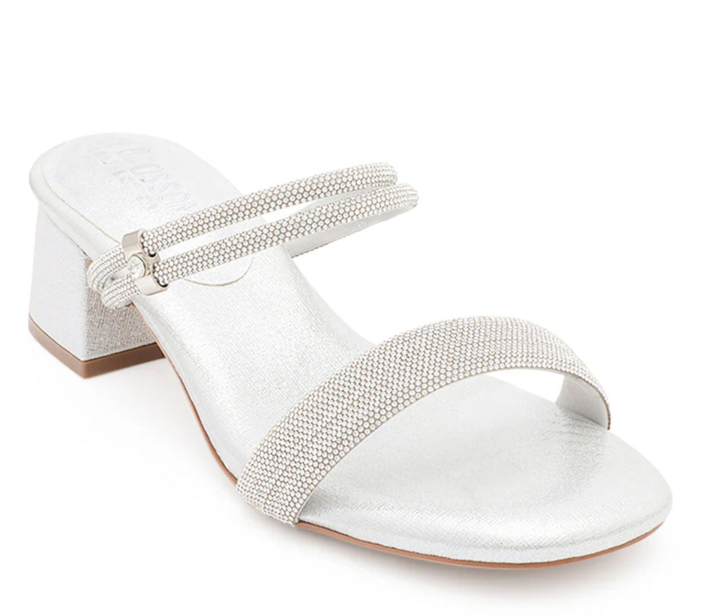 De Blossom Women's Grace-55 Shimmer Heeled Sandals