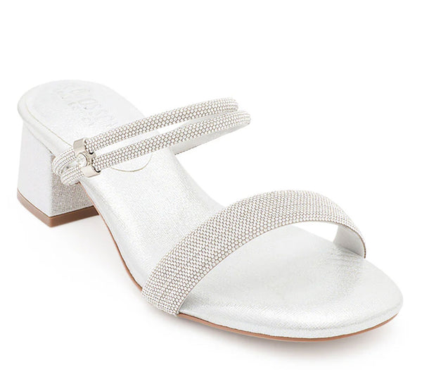 De Blossom Women's Grace-55 Shimmer Heeled Sandals