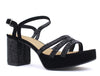My Delicious Shoes Women's Icarus Rhinestone Strappy Sandals