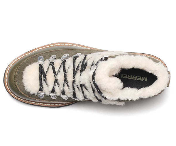 Merrell Women's Sugarloaf Mid Lace Cozy Waterproof Hiker