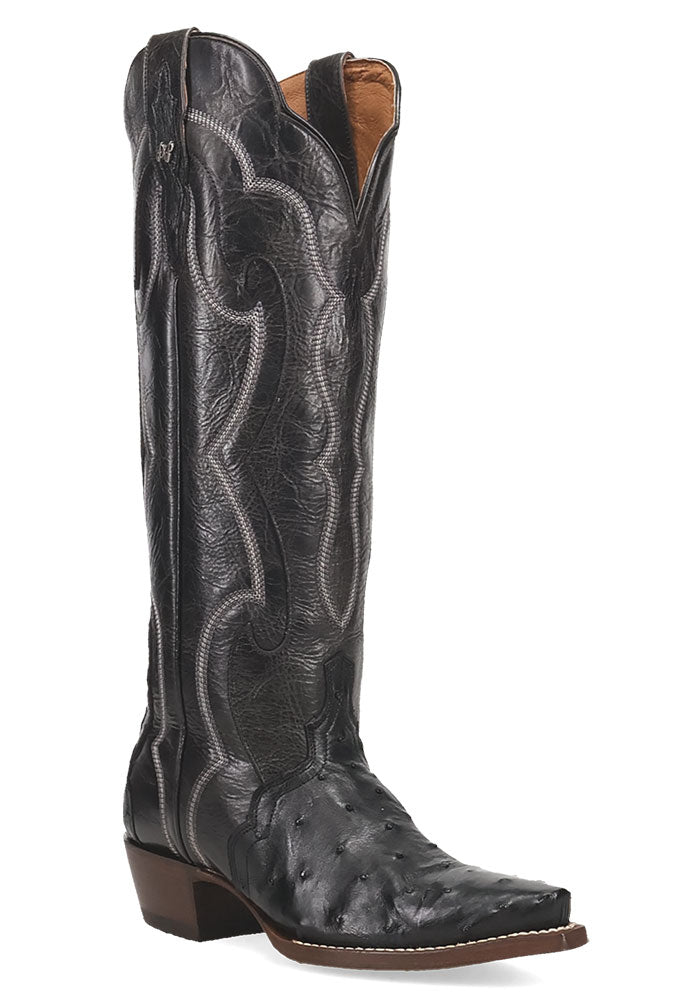 Dan Post Women's Maravilla Exotic Ostrich Heeled Boot