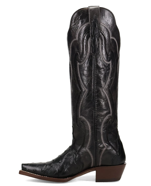 Dan Post Women's Maravilla Exotic Ostrich Heeled Boot