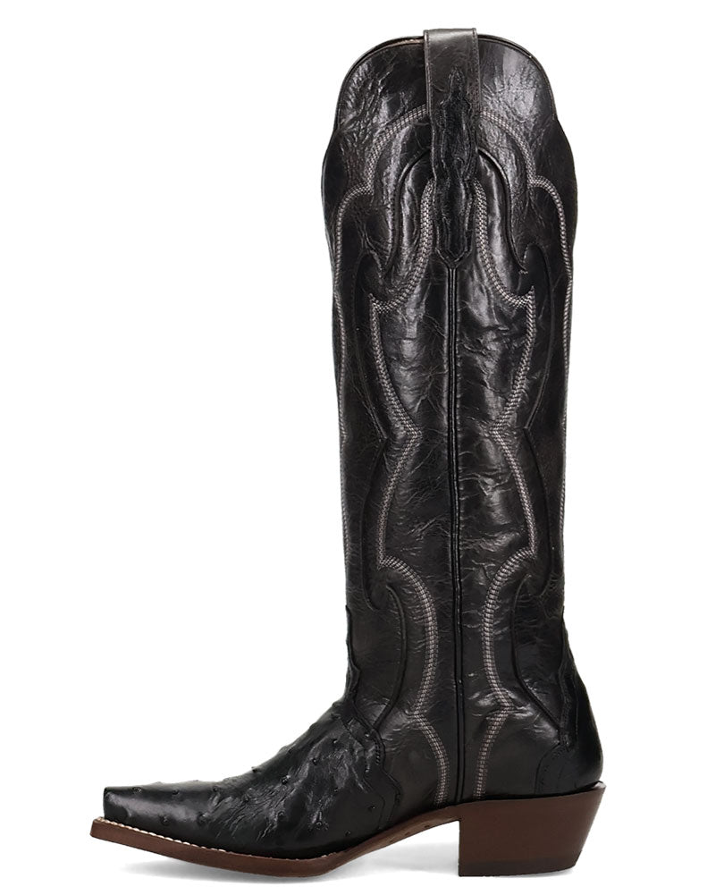 Dan Post Women's Maravilla Exotic Ostrich Heeled Boot