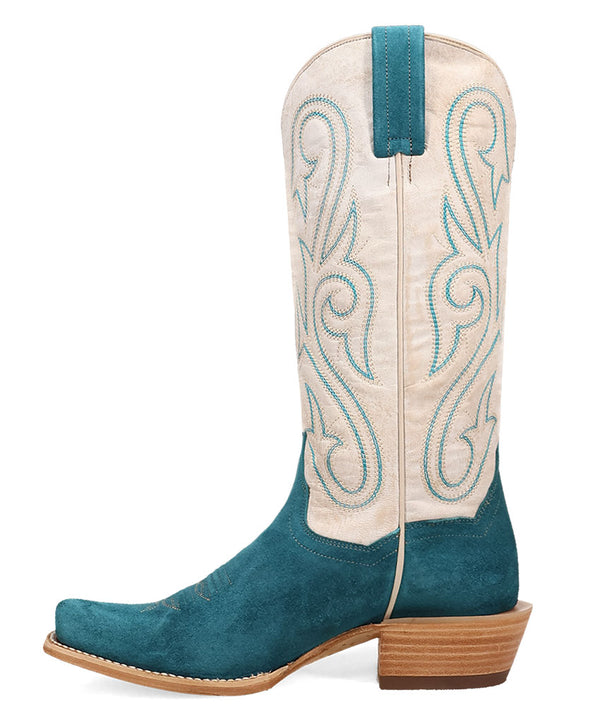 Dan Post Women's Lanessa Suede Foot Western Leather Boot