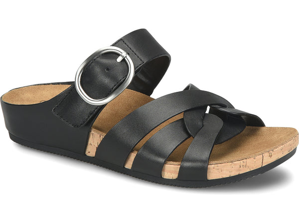 Comfortiva Women's Gianna Low Wedge Slide Sandal