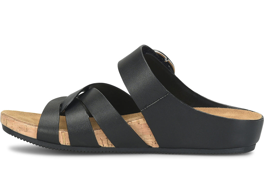 Comfortiva Women's Gianna Low Wedge Slide Sandal