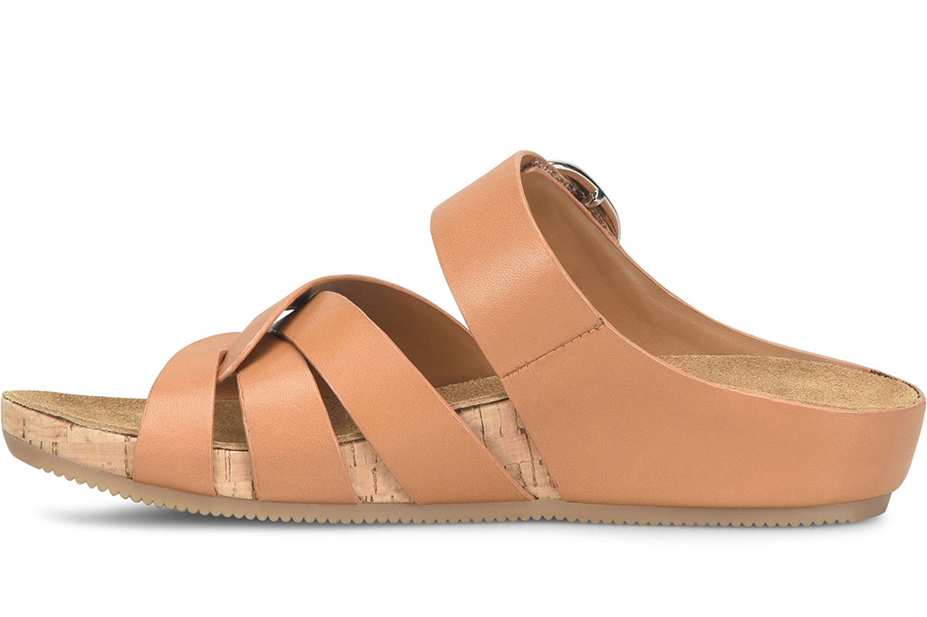 Comfortiva Women's Gianna Low Wedge Slide Sandal