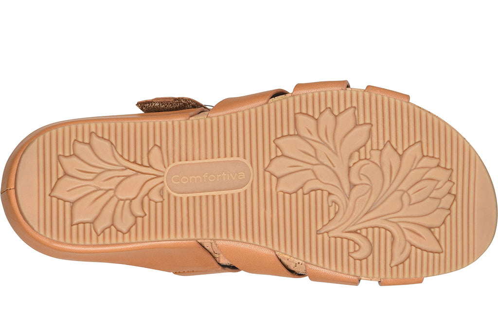 Comfortiva Women's Gianna Low Wedge Slide Sandal