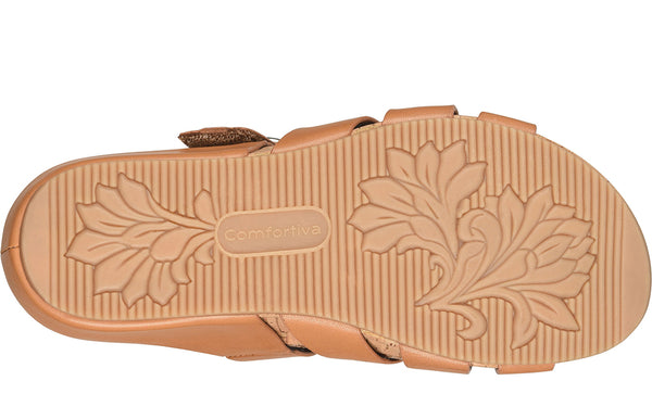 Comfortiva Women's Gianna Low Wedge Slide Sandal