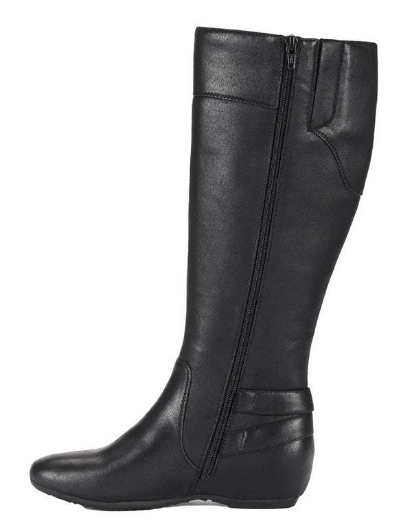 Baretraps Women's Karmina Slip-Resistant Tall Wedge Boots