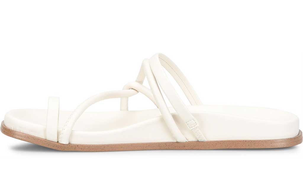 Korks Women's Audra Asymmetrical Strappy Slide Sandals