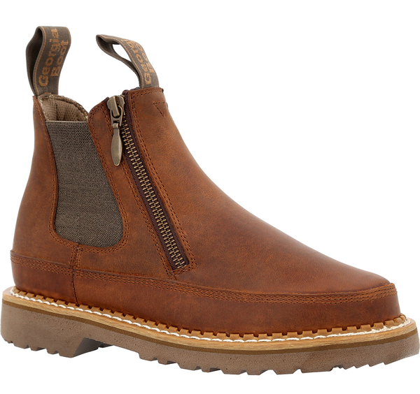 Georgia Boot Women's Side Zip Chelsea Romeo