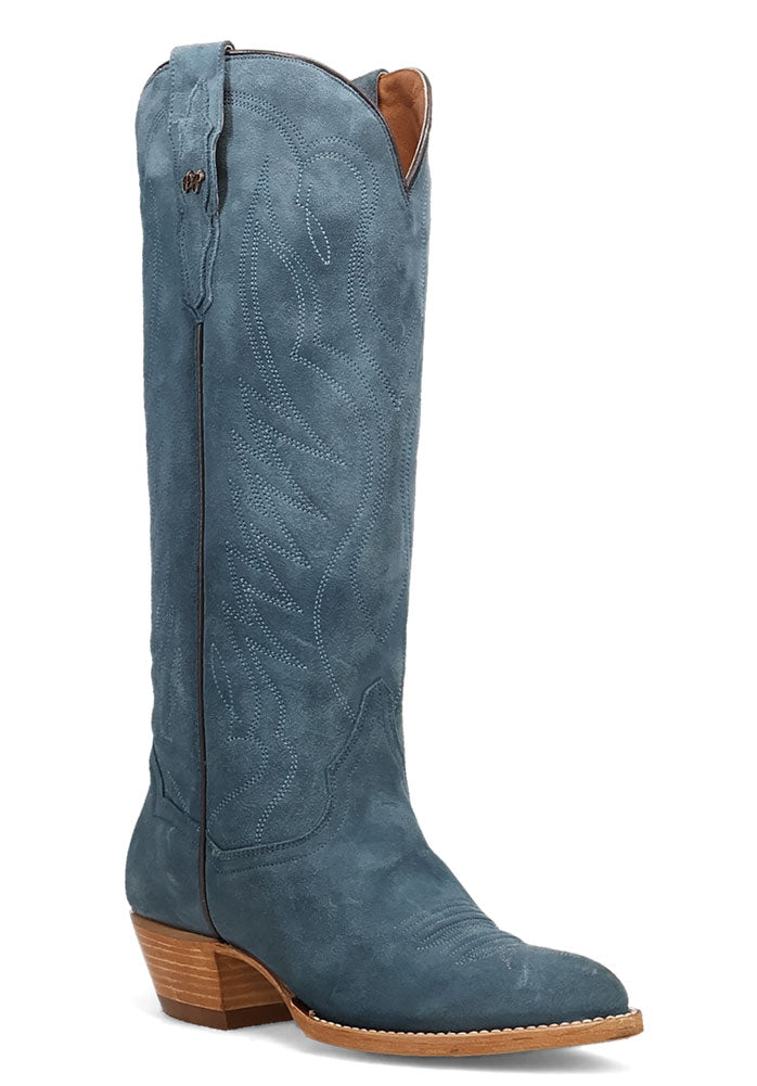 Dan Post Women's Neon Prairie Suede Leather Western Boot