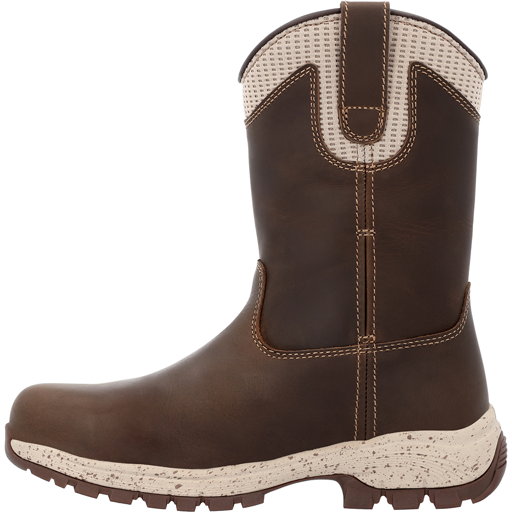 Georgia Boot Women's Eagle Trail Alloy Toe Pull-On Wellington
