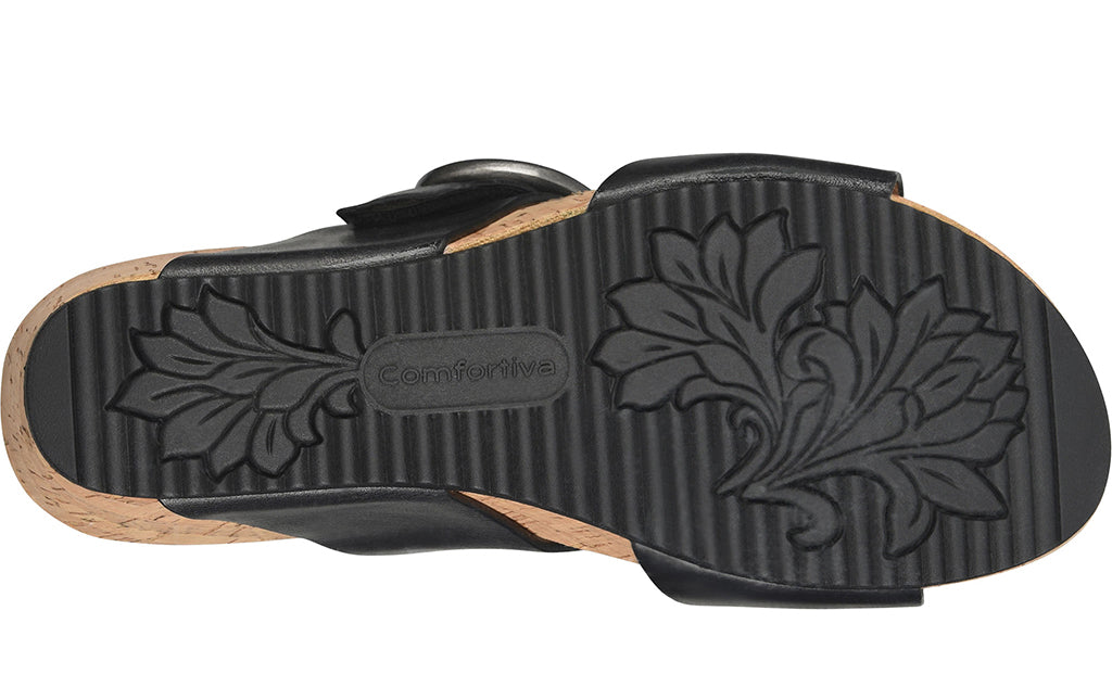 Comfortiva Women's Elizabeth Wedge Slide Sandal