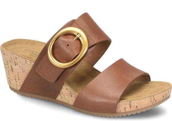 Comfortiva Women's Elizabeth Wedge Slide Sandal