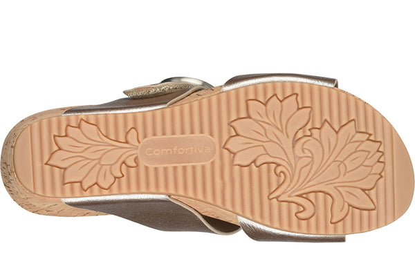 Comfortiva Women's Elizabeth Wedge Slide Sandal