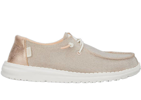 Hey Dude Women's Wendy Metallic Sparkle Slip-On Shoes