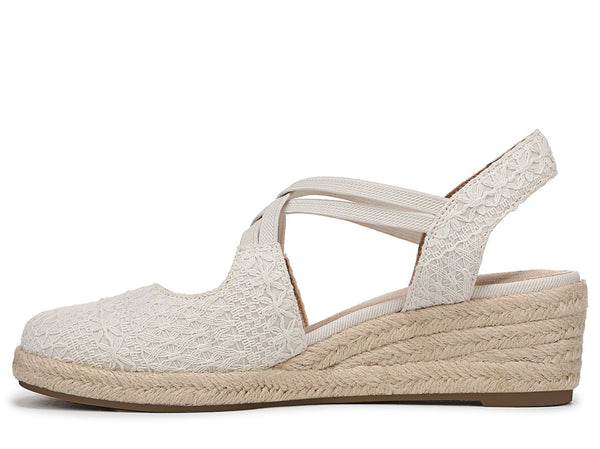LifeStride Women's Patience Espadrille Wedge Sandal