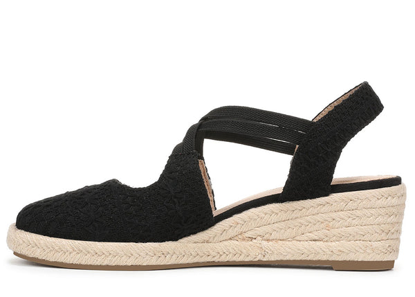 LifeStride Women's Patience Espadrille Wedge Sandal
