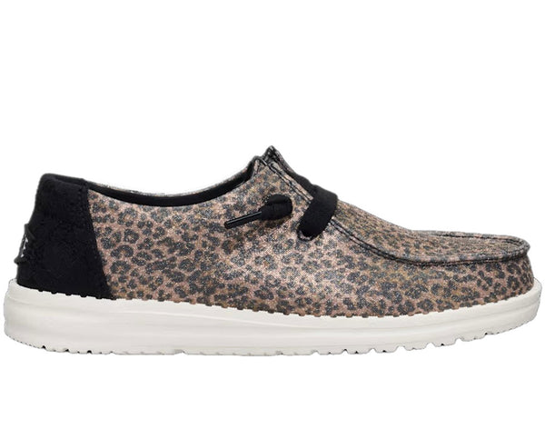 Hey Dude Women's Wendy Sparkle Animal Casual Shoe
