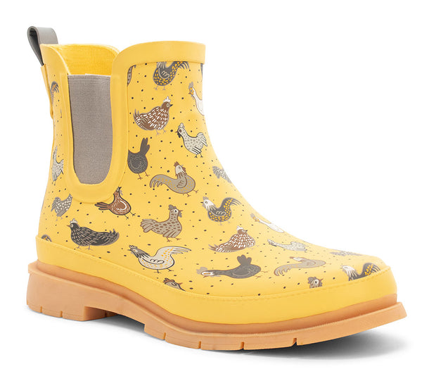 Western Chief Women's Hen Frenzy Chelsea Rain Boot