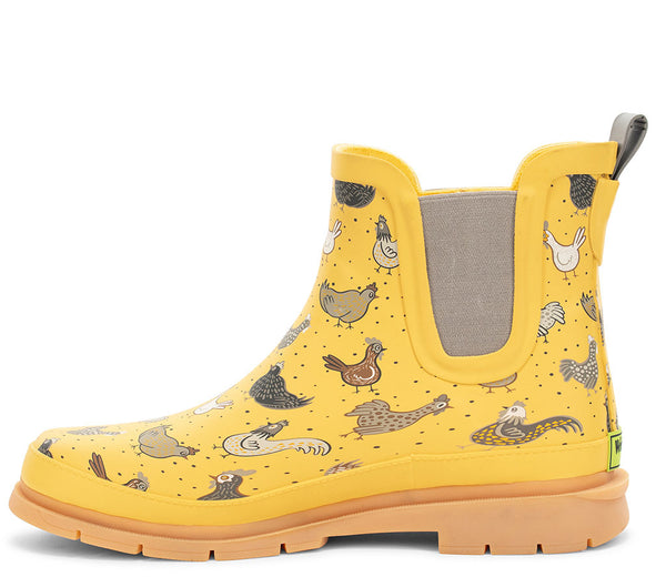 Western Chief Women's Hen Frenzy Chelsea Rain Boot