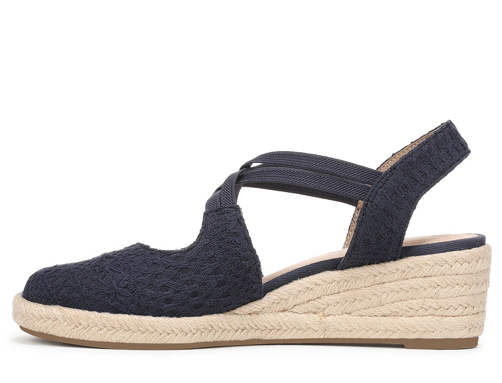 LifeStride Women's Patience Espadrille Wedge Sandal