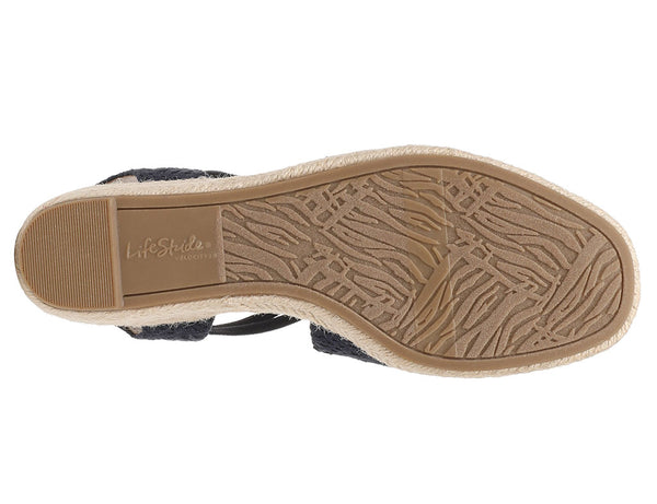 LifeStride Women's Patience Espadrille Wedge Sandal