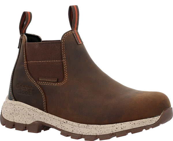 Georgia Boot Women's Eagle Trail Waterproof Alloy Toe Chelsea Boot