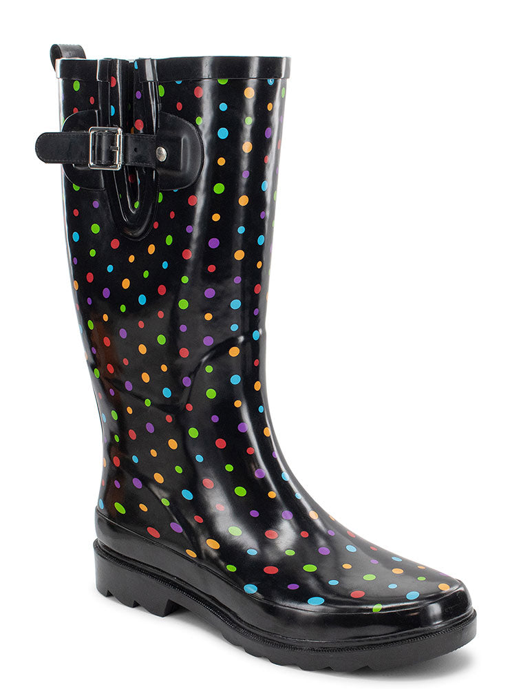 Western Chief Women's Ditsy Dot Tall Rain Boot