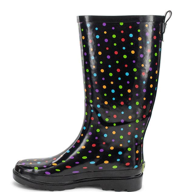 Western Chief Women's Ditsy Dot Tall Rain Boot