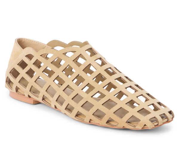 Matisse Women's Cooper Woven Cage Flat