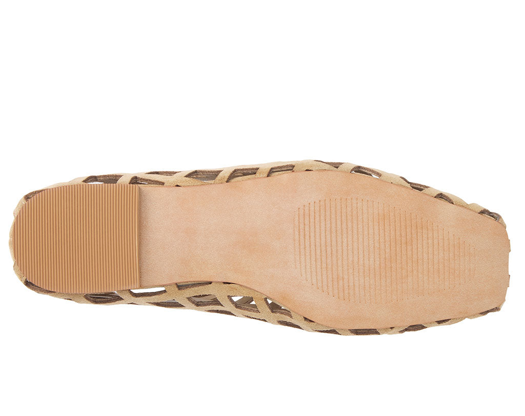 Matisse Women's Cooper Woven Cage Flat
