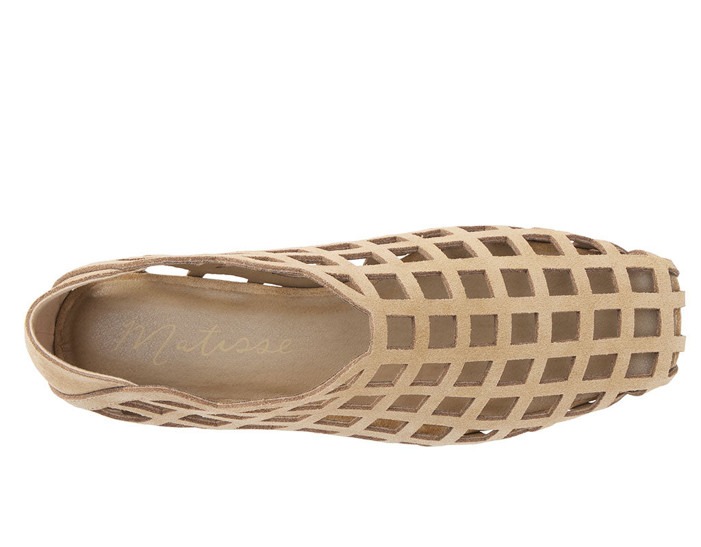 Matisse Women's Cooper Woven Cage Flat