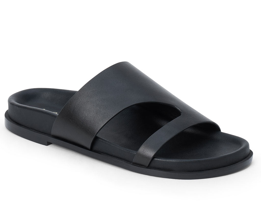 Matisse Women's Tanner Asymmetrical Flat Slide Sandal