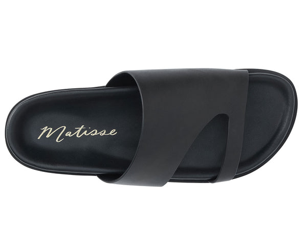 Matisse Women's Tanner Asymmetrical Flat Slide Sandal