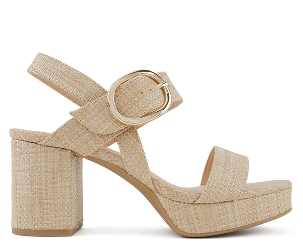 Soda Women's Tivola Heeled Dress Sandal