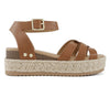 Soda Women's Motive Platform Espadrille Wedge Sandal