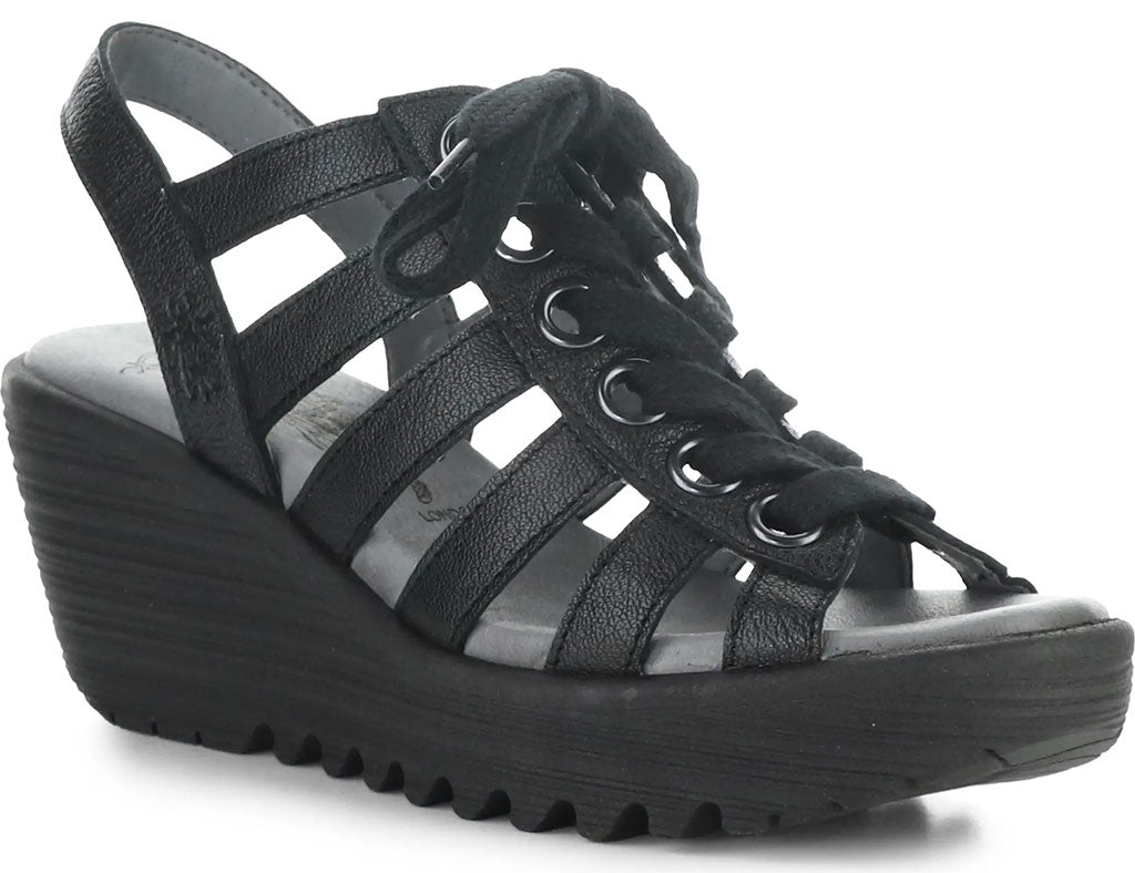 Fly London Women's Litu Strappy Platform Wedge Sandal