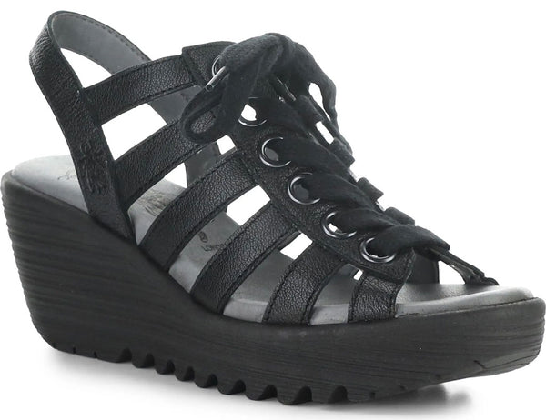 Fly London Women's Litu Strappy Platform Wedge Sandal