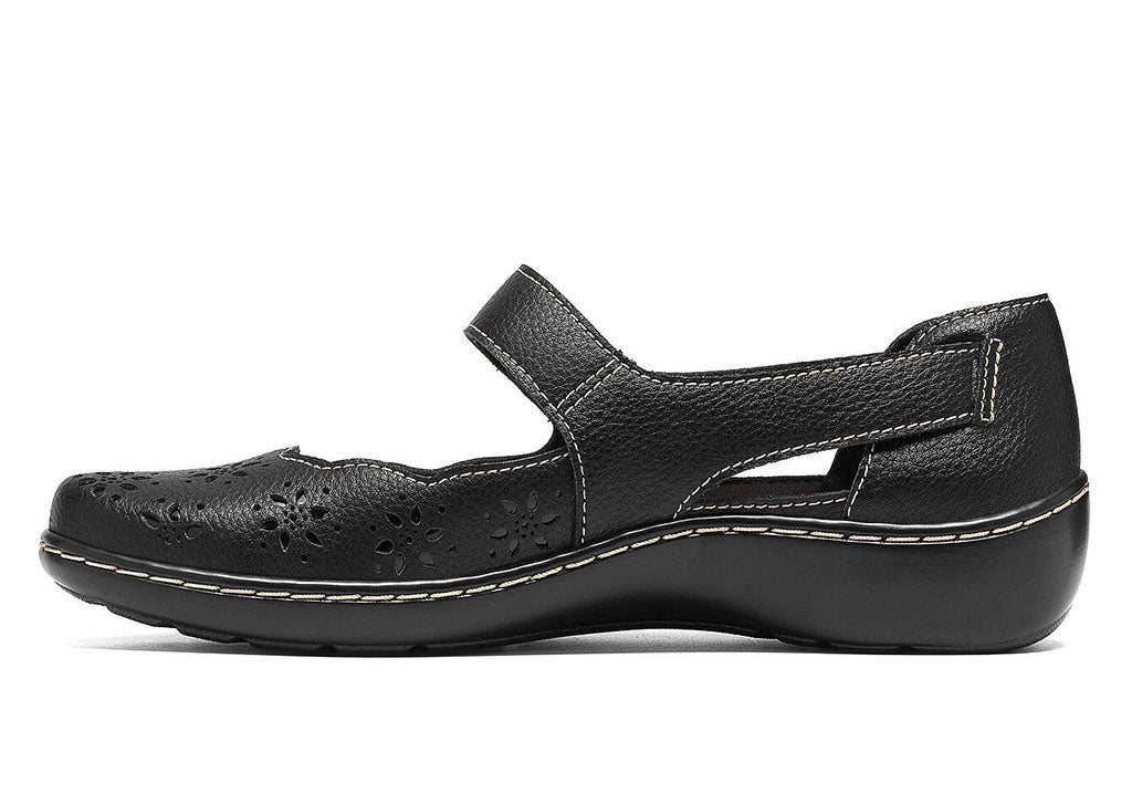 Clarks Women's Cora Jane Leather Mary Jane Flat