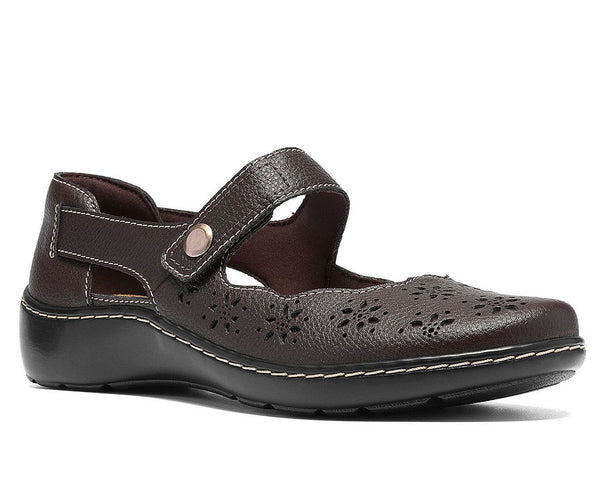Clarks Women's Cora Jane Leather Mary Jane Flat