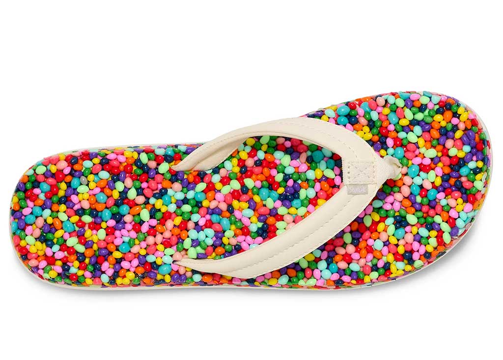 Sanuk Women's Bubblecush Massage Comfort Flip Flops