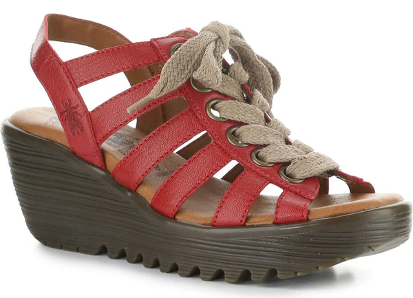 Fly London Women's Litu Strappy Platform Wedge Sandal