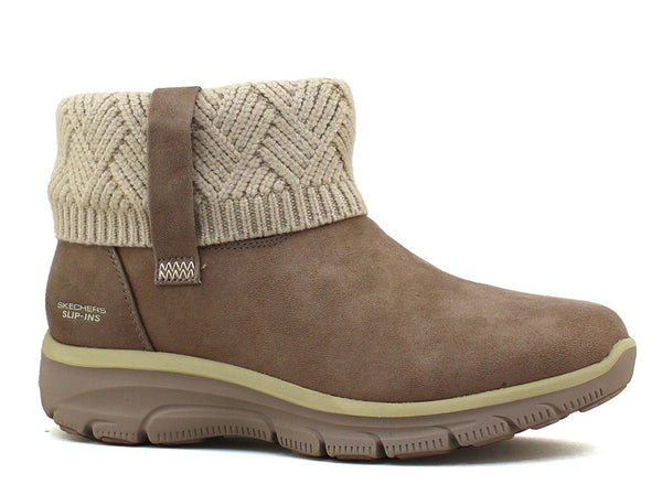 Skechers Women's Slip-Ins Relaxed Fit Easy Going Cozy Weather 4 Bootie