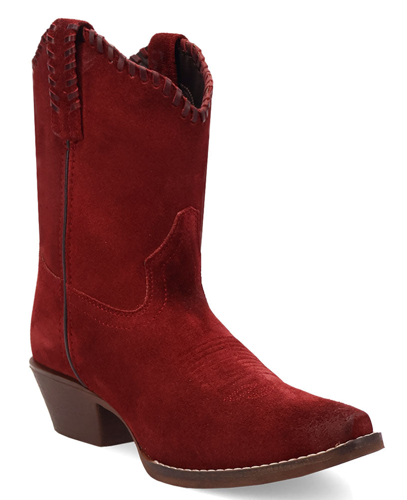 Laredo Women's Whitley Suede Short Leather Bootie